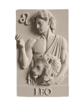 Figura decorativa de Hombre Leo - Signo del Zodiaco