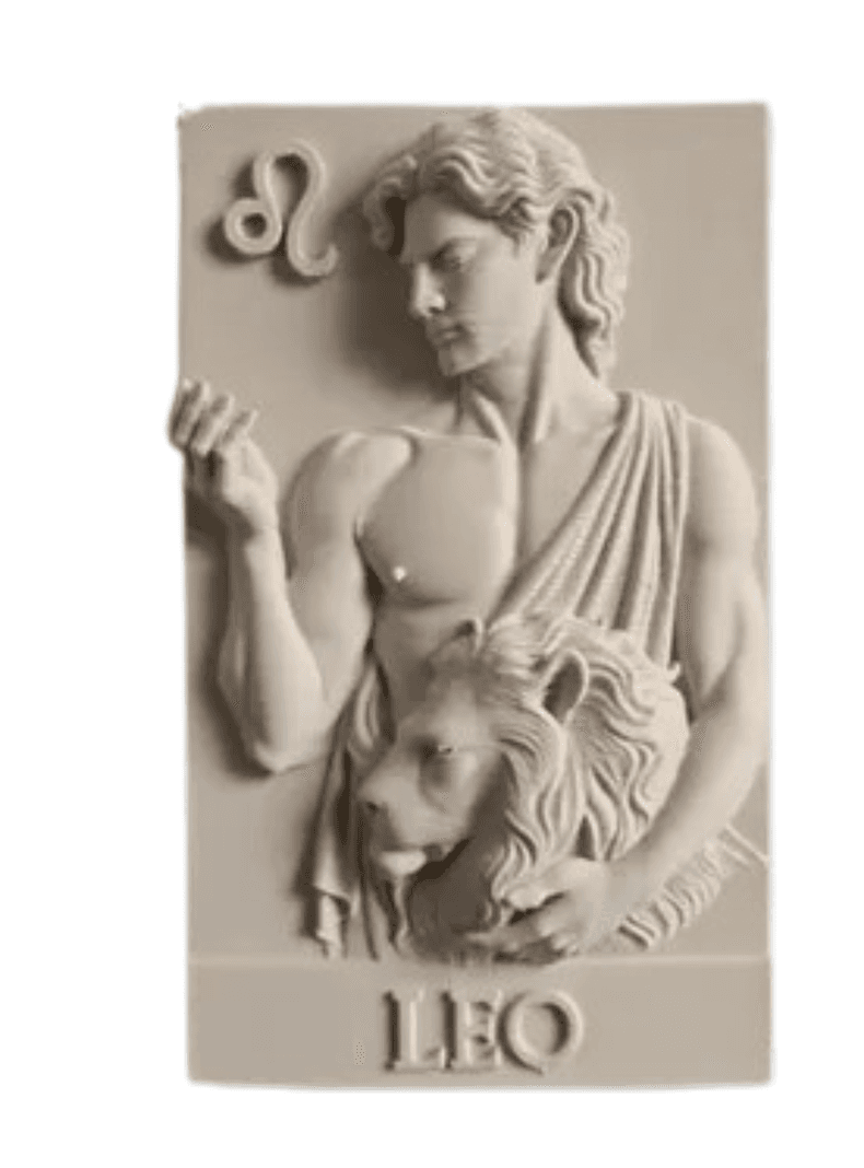 Figura decorativa de Hombre Leo - Signo del Zodiaco