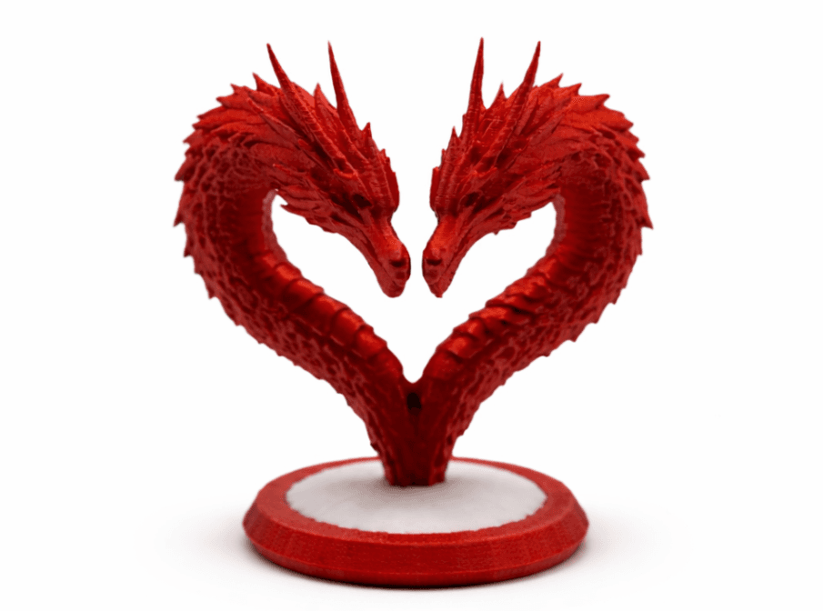 Escultura Corazon de Dragon