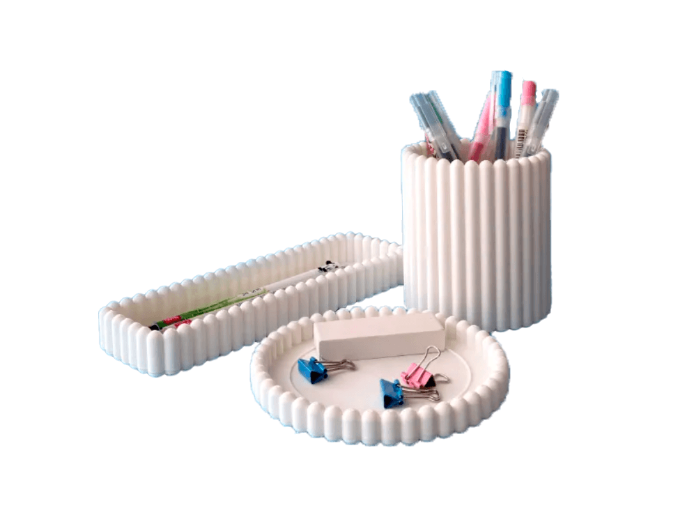 Set organizador de escritorio adorable (pack 3 un)