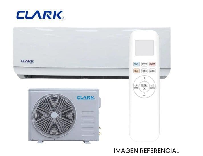 Aire Acondicionado Clark frio - calor Split Muro 12000btu INVERTER - WIFI Blanco