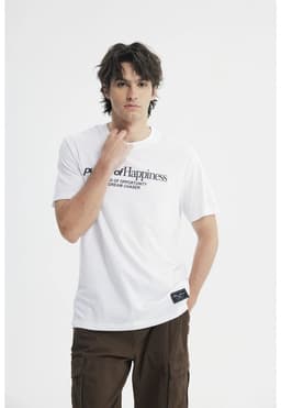 Polera Hombre Regular Blanco - Vl M
