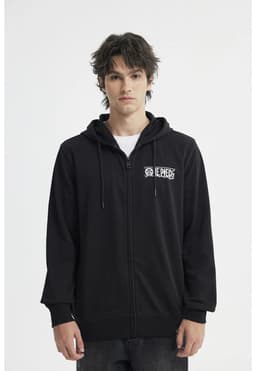 Poleron Regular One Hombre Negro XL