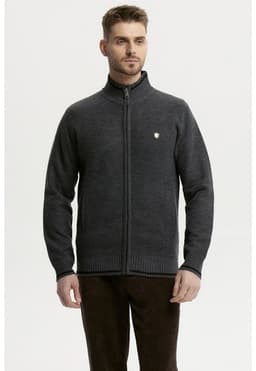 Sweater Hombre Slim Marengo Gris M
