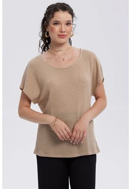 Sweater Mujer Casual Beige L