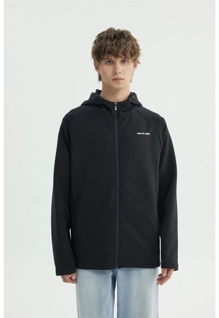 Poleron Hombre Regular Negro - Xl