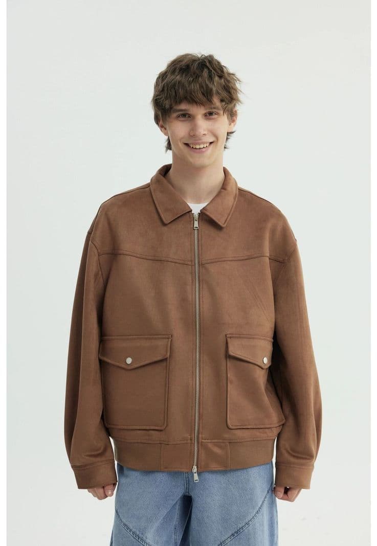 Chaqueta Hombre Oversize Camel Beige L
