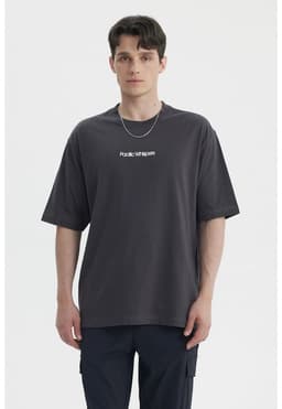 Polera Hombre Oversize Marengo- lV Gris XXL