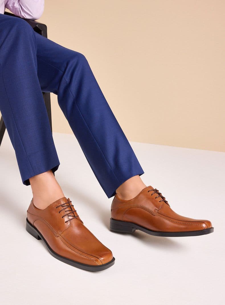 Zapato Formal Cuero Firenze33147 Hombre Cafe 40