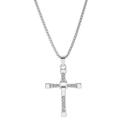Collar Cruz de Dominic Toretto Acero 50x30mm Gris