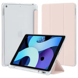 Funda Para iPad 9.7 (5 y 6) Ranura Lapiz Y Atras Traslucida Rosado