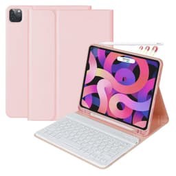 Funda Teclado Para iPad Pro 11 (1 y 2 Gen.) Con Ranura Lapiz Rosado