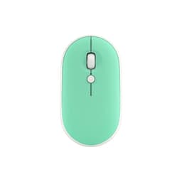 Mouse Bluetooth Doble Conexion Recargable Para iPad/PC/Cel Verde