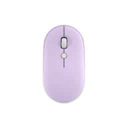 Mouse Bluetooth Doble Conexion Recargable Para iPad/PC/Cel Lavanda