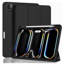 Funda Para iPad Pro 13 2024 (M4) Ranura Pen Carga Magnetica Negro