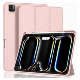 Funda Para iPad Pro 13 2024 (M4) Ranura Pen Carga Magnetica Rosado