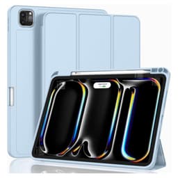 Funda Para iPad Pro 13 2024 (M4) Ranura Pen Carga Magnetica Celeste