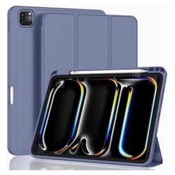 Funda Para iPad Pro 13 2024 (M4) Ranura Pen Carga Magnetica Lavanda