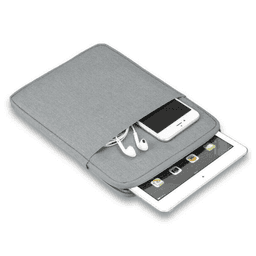 Funda Para Tablet 11 Pulgadas Microfibra Repelente Al Agua Gris