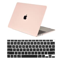Kit Carcasa Mate y Protector Para MacBook Air M1 y 2020/18 Rosado