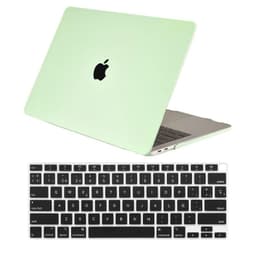 Kit Carcasa Mate y Protector Para MacBook Air M1 y 2020/18 Verde Claro