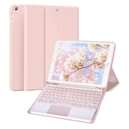 Funda Teclado Touchpad Para iPad 9.7 (5/6) Espanol Rosado