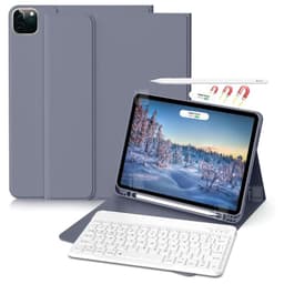Funda Teclado Para iPad Pro 11 Procesador M1/M2 Ranura Lapiz Lavanda