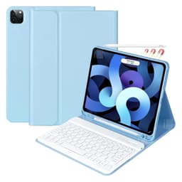Funda Teclado Para iPad Pro 11 Procesador M1/M2 Ranura Lapiz Celeste