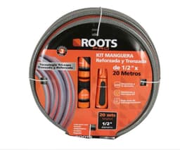 KIT DE MANGUERA 1,2" 20 M GRIS /NARANJO - ROOTS