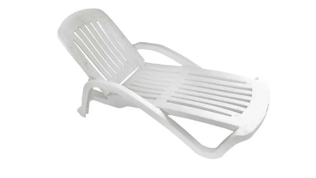 REPOSERA BLANCA 193 x 71 x 45 CM- IBIZA - WENCO