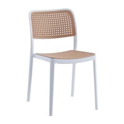 Silla Rattan terraza Rusti Blanco No requiere variantes por talla