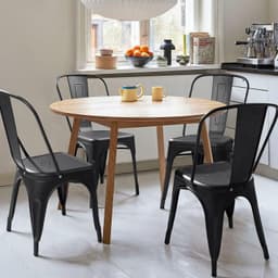 Comedor Vema Redondo Tolix Negro No requiere variantes por talla