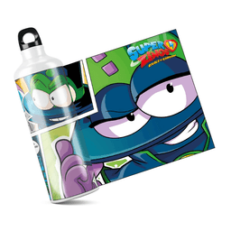 Botella de Agua Super Zings Enigma 600 ml