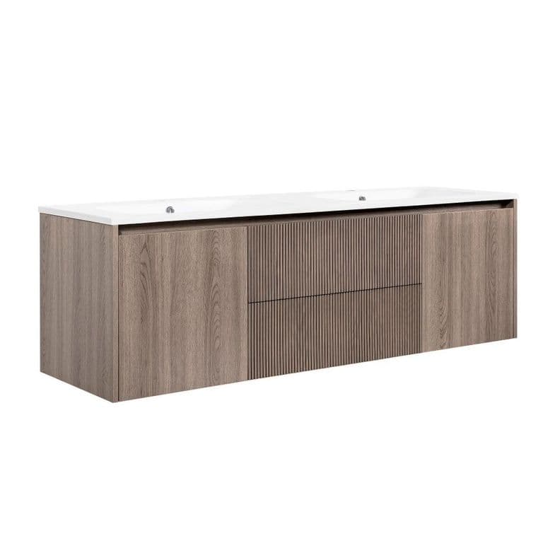 Mueble de Bano Completo Sophie Texturado Cognac