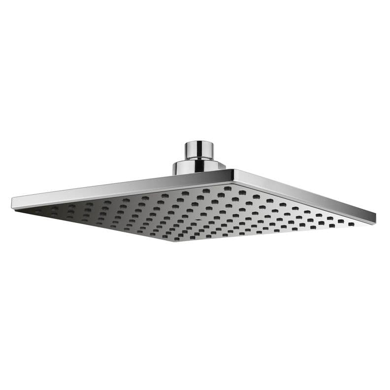 Plato Ducha Cuadrado 20 cm Cromo Plateado Metalico