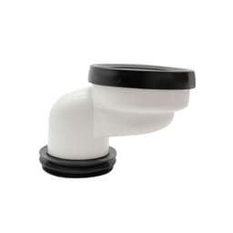 Manguito Adaptador para WC - Salida y Conexion a Piso 21-30cm (Vertical) Blanco
