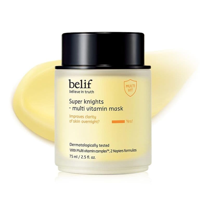 Mascarilla Facial Nocturna Belif Revitalizante 75ML Naranjo Claro