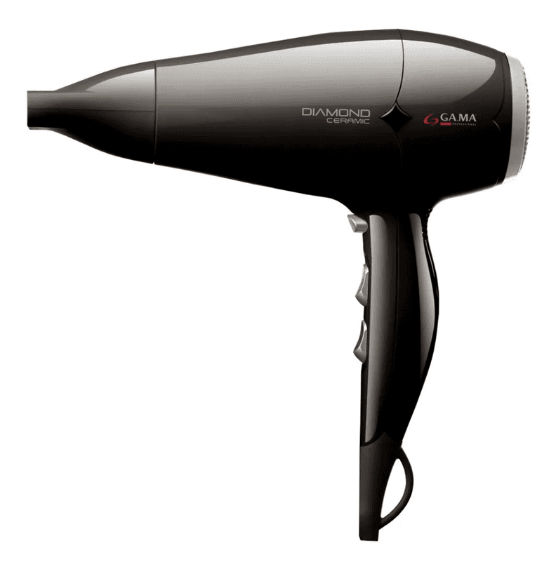 Secador De Pelo Ga.ma Italy Diamond Ceramic 2300w Negro