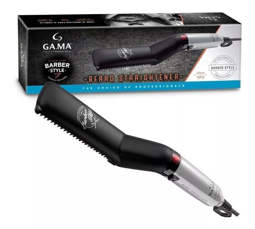 Plancha Alisadora Cepillo De Barba Gama Barber Style Iones