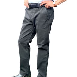 Pantalon Hombre Gabardina Casual tailored Fit Negro 42