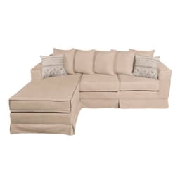 Sofa seccional inter Provenza beige resortes