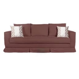 Sofa 3 cuerpos Siena cafe con resortes pocket spring usa
