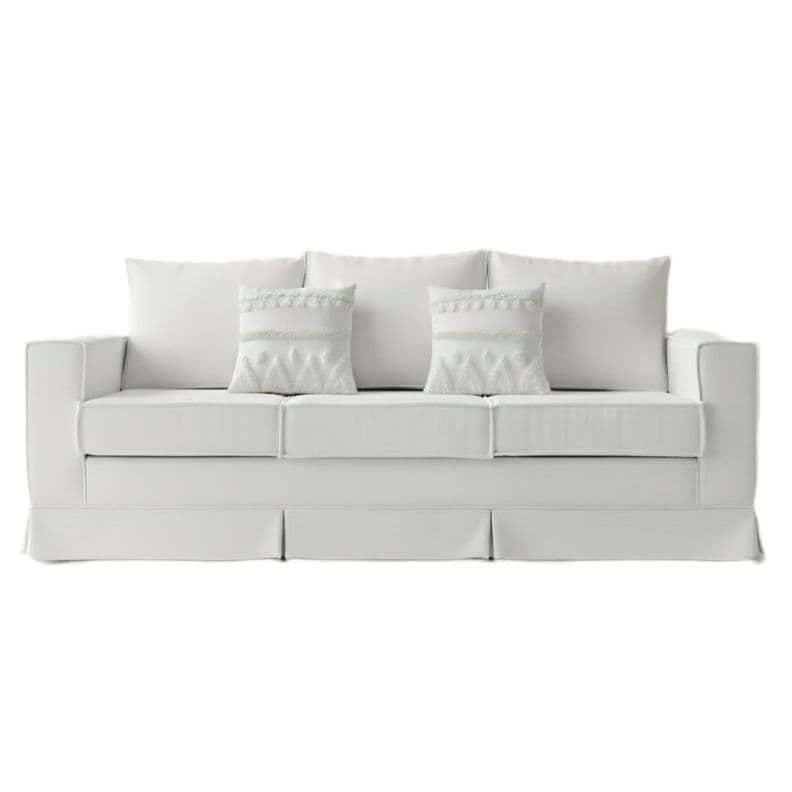 Sofa Pompeya resortes blanco