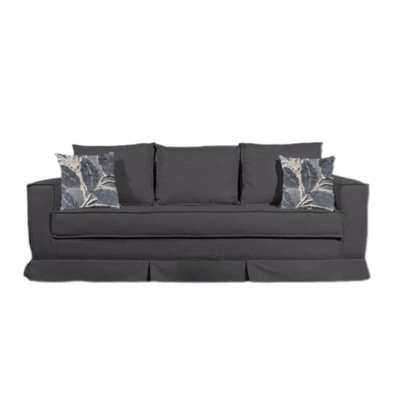 Sofa 3 cuerpos Siena marengo con resortes pocket spring usa