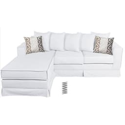 Sofa seccional interProvenza Blanco invierno resortes 0