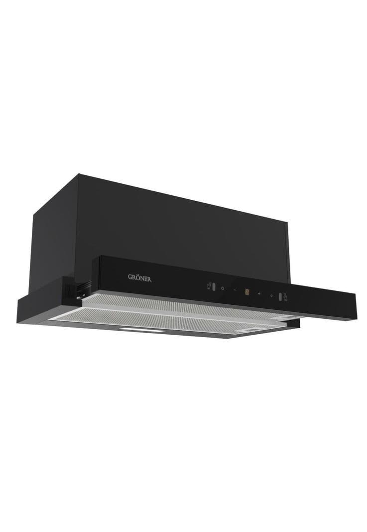 Campana Telescopica Groner Black Digital T60 Plateado