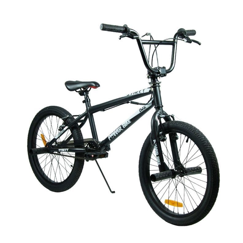 BICICLETA ARO 20 NINO BMX NEGRA POWERBIKE Negro Mate 6 a 12 anos