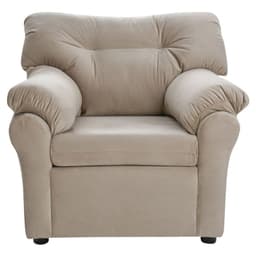 Sofa Mateo 1 Cuerpo - Tela Felpa Beige