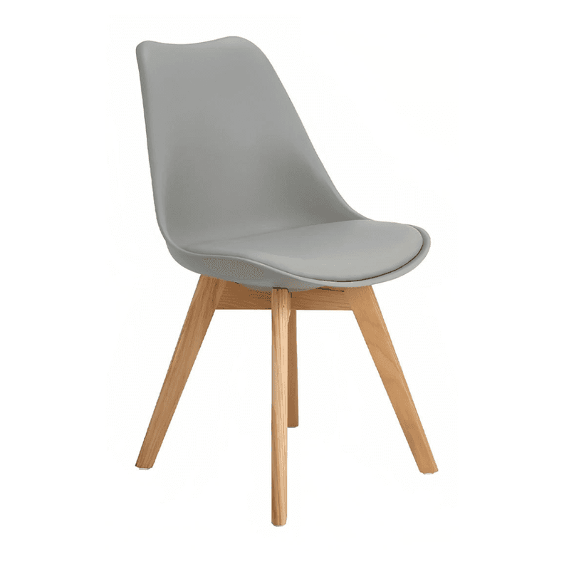 Silla De Comedor Tulip Gris