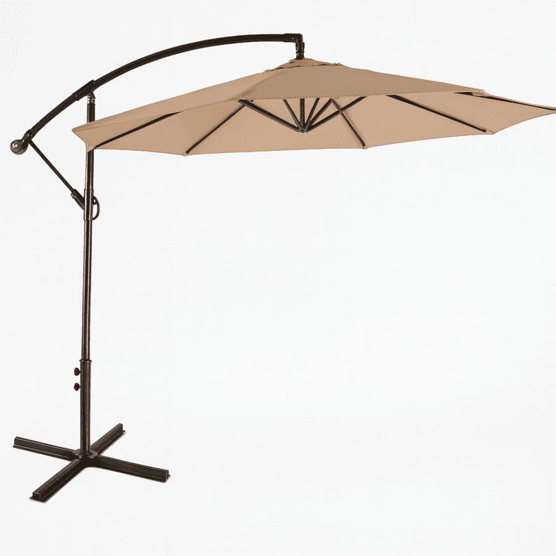 Quitasol Lateral 3mt Soporte Pedestal Extendible Uv Cafe B
